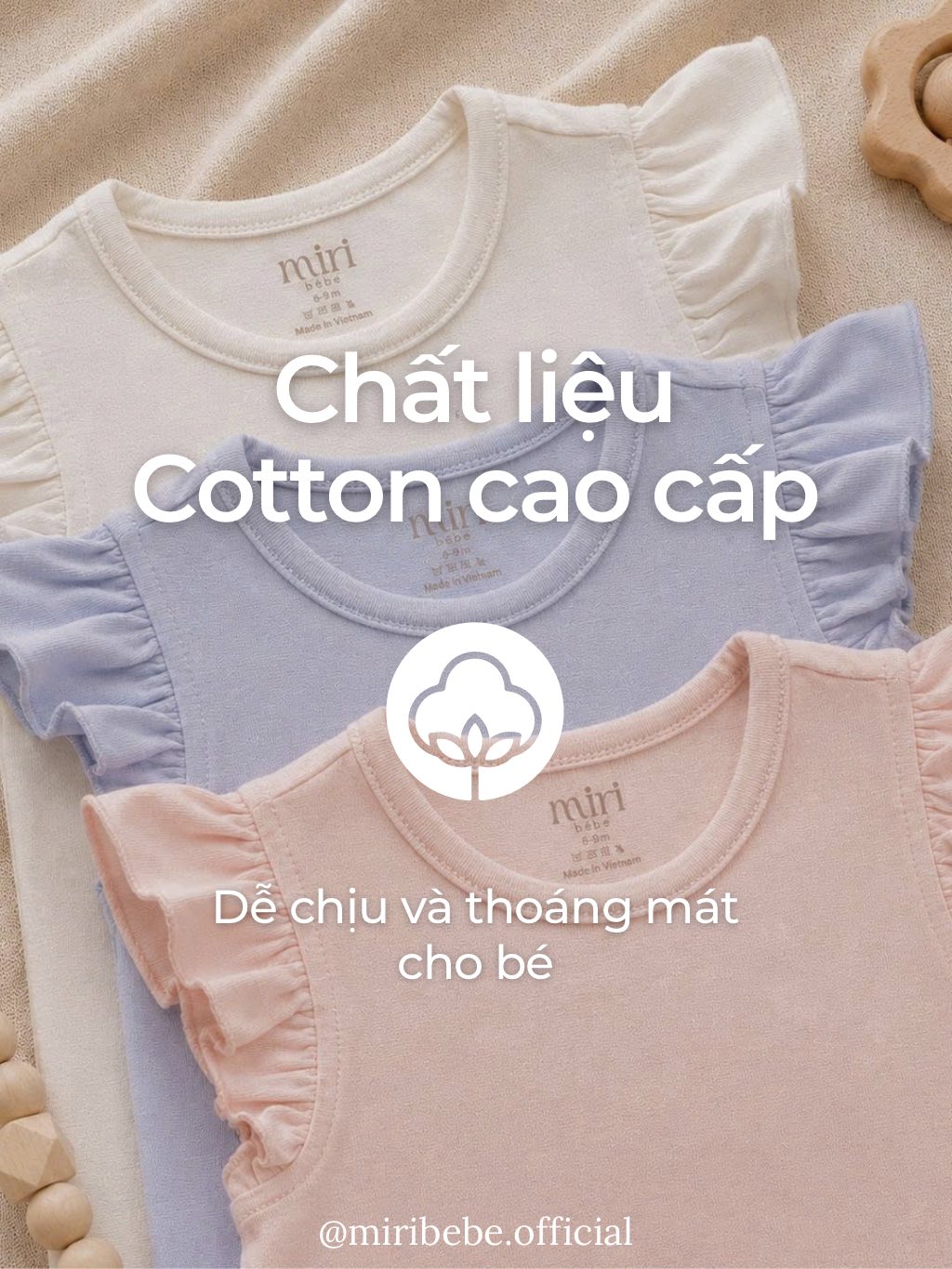 Bí mật đằng sau những bộ đồ Cotton cao cấp nuôi chiều làn da bé sơ sinh