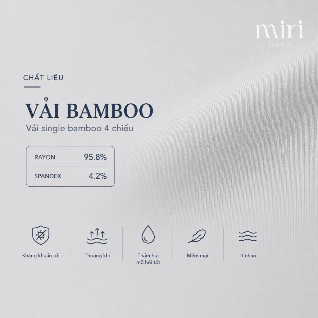 Bí Quyết Giữ Đồ Sơ Sinh Từ Vải Sợi Tre (Bamboo) Luôn Mềm Mại Như Mới