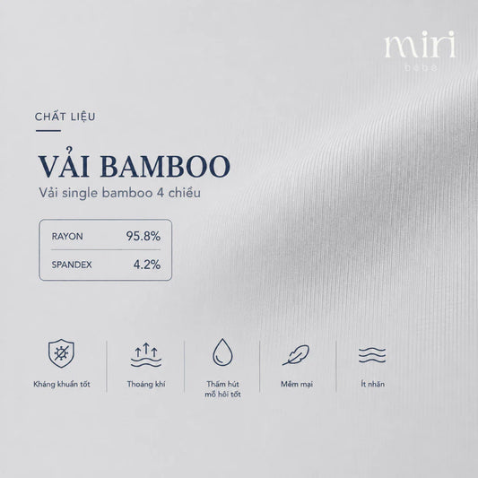 Bí Quyết Giữ Đồ Sơ Sinh Từ Vải Sợi Tre (Bamboo) Luôn Mềm Mại Như Mới
