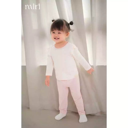 Bộ dài MIRI cho bé gái chui đầu tay bèo chất liệu rayon bamboo mềm nhẹ thoáng khí