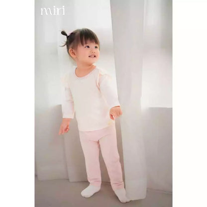 Bộ dài MIRI cho bé gái chui đầu tay bèo chất liệu rayon bamboo mềm nhẹ thoáng khí