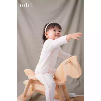 Bộ dài MIRI cho bé phối viền chất liệu rayon bamboo mềm nhẹ thoáng khí thấm hút tốt