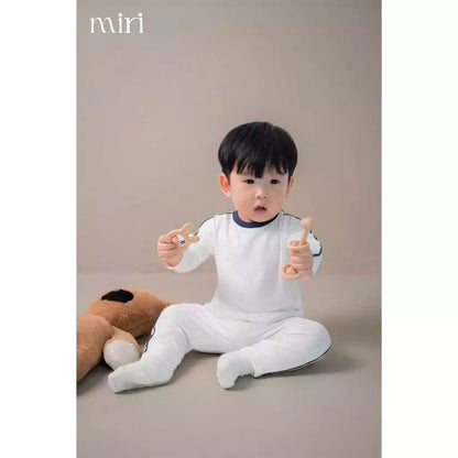 Bộ dài MIRI cho bé phối lé chất liệu rayon bamboo cao cấp mềm mại thoáng mát co giãn